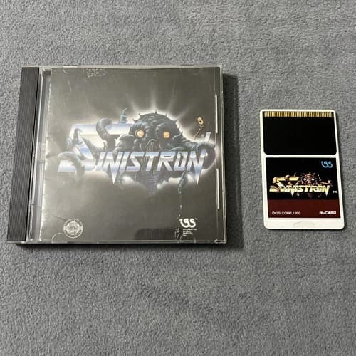 Sinistron (TurboGrafx-16, 1990) Complete With Manual