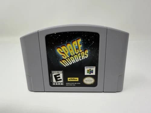 Space Invaders (Nintendo 64 N64, 1999) Authentic Clean Tested Very Good
