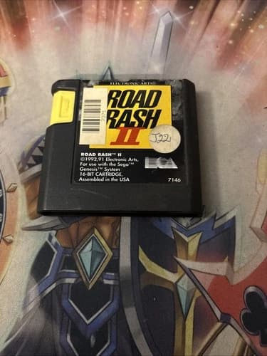 Road Rash 2 II Sega Genesis Cartridge Cleaned & Tested