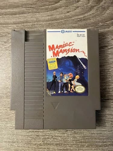 Maniac Mansion Cartridge Only (Nintendo NES, 1990) Tested Authentic