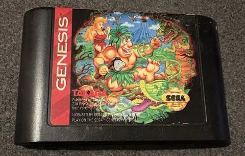 Joe & Mac Sega Genesis CARTRIDGE ONLY Action & Adventure play tested