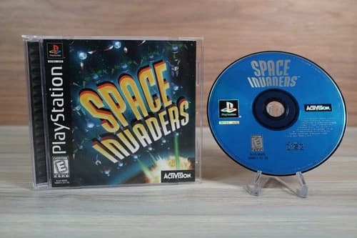 Space Invaders (Sony PlayStation 1, 1999) PS1 Tested/Working Complete CIB CLEAN
