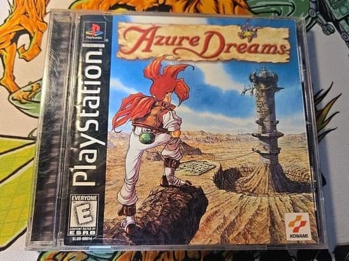 Azure Dreams (Sony PlayStation 1, 1998) PS1 CIB W/ Manual Tested Works