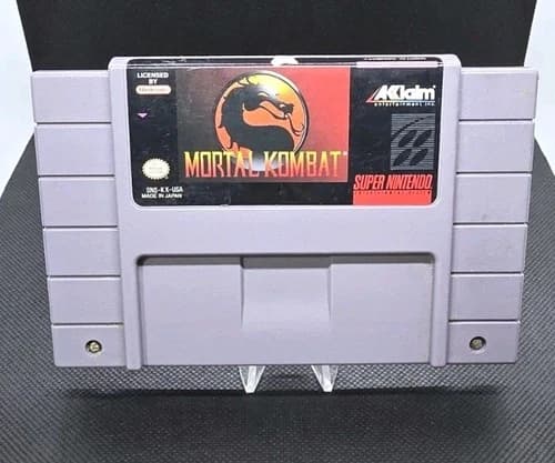 Mortal Kombat (1993) Super Nintendo SNES Authentic & Tested