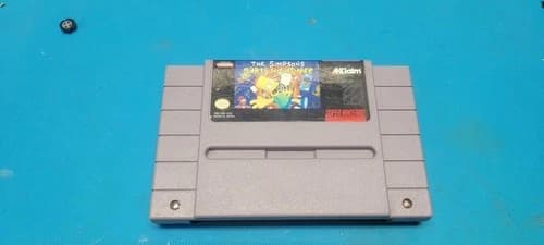 The Simpsons Bart's Nightmare Nintendo SNES 1992 Cartridge Only Game Tested