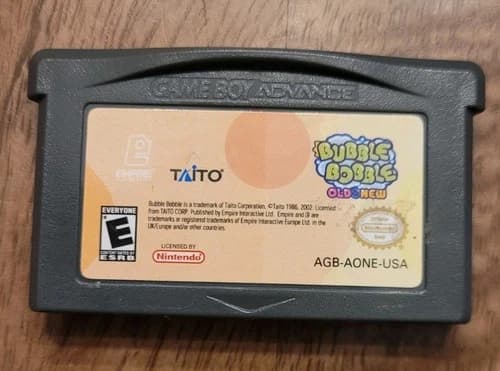 Bubble Bobble Old And New (Nintendo Game Boy Advance, 2004) Authentic Working