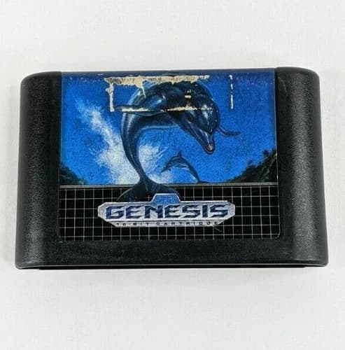 Ecco the Dolphin (Sega Genesis, 1992) Cartridge Only, Authentic Tested