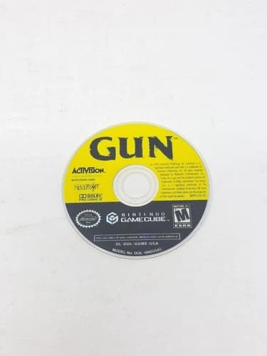 Gun Nintendo GameCube Disc Only Loose Disc Tested
