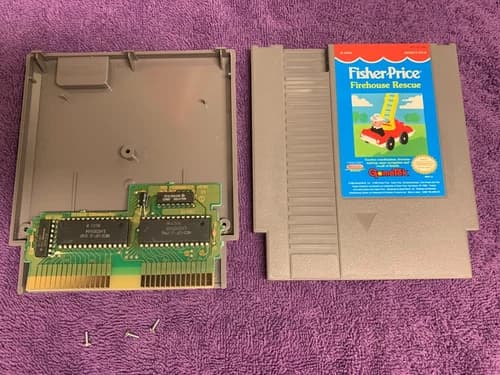 Fisher Price Firehouse Rescue Nintendo NES Authentic
