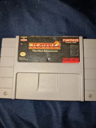 Pac-Man 2 The New Adventures (Super Nintendo SNES 1994) Authentic Tested/Working