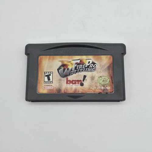 Fire Pro Wrestling Game Boy Advanced GBA Authentic Cartridge (Tested & Working)