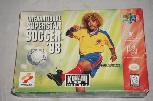 International Superstar Soccer 98 (Nintendo 64 N64) Complete in Box CIB