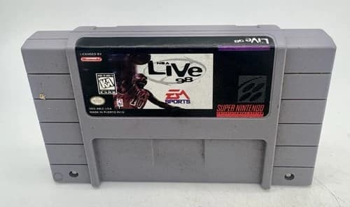 NBA Live 98 (Super Nintendo Entertainment System, 1997) SNES Tested