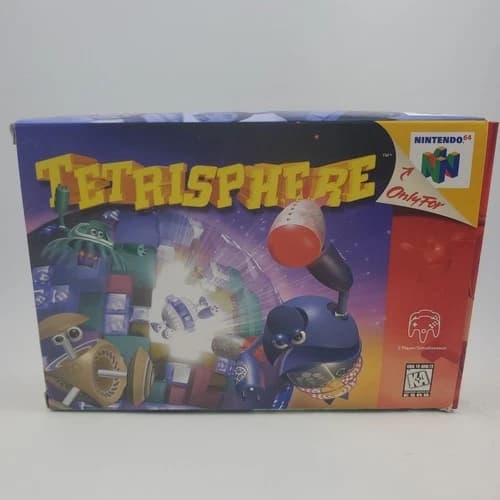 Tetrisphere Nintendo 64 N64 Complete In Box CIB Great Shape