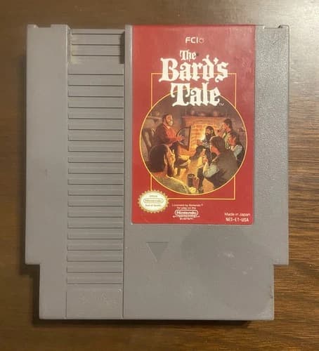The Bard’s Tale – NES – Tested – Authentic – Cart Only