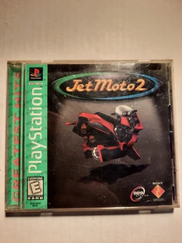 Jet Moto 2 (Greatest Hits) (Sony PlayStation 1, 1998) Complete