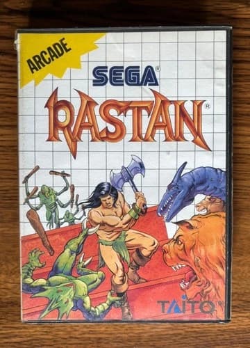 Rastan Video Game CIB Sega Master System