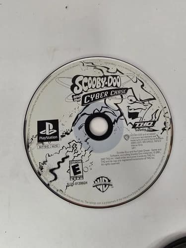 Scooby-Doo and the Cyber Chase PlayStation 1 PS1 Disc Only NEEDS RESURFACED