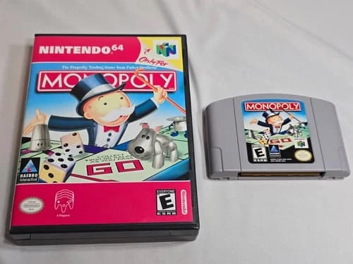 Monopoly - Nintendo 64 N64 - Cart Only - AUTHENTIC - TESTED