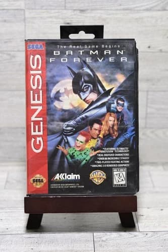 Batman Forever SEGA Genesis CIB Complete w/ Box Manual