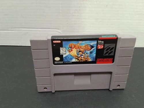 Pinocchio for Super Nintendo Tested Authentic SNES Cart Only