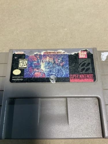 Mighty Morphin Power Rangers The Fighting Edition Super Nintendo SNES Game