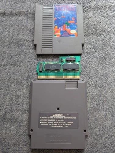 Nintendo NES Tetris Video Game Cartridge Only! (1989) Tested & Working Authentic