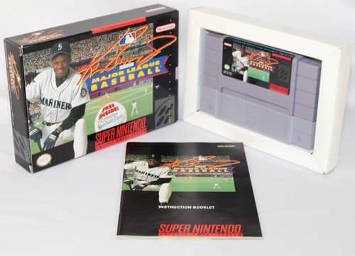 Ken Griffey Jr. Presents Major League Baseball SNES Complete CIB! VERY NICE!