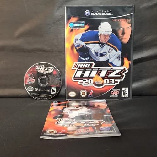 NHL Hitz 2003 Nintendo GameCube Game CIB Disc Manual E Midway NTSC-U/C