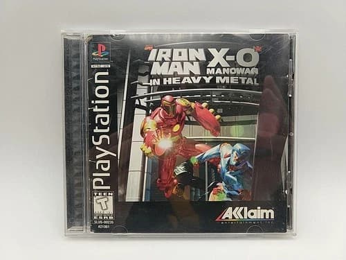 Iron Man X-O Manowar in Heavy Metal PlayStation 1 PS1 Complete CIB Tested Works