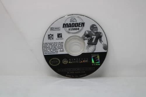 Madden NFL 2004 (Nintendo GameCube, 2003) Loose Disk Only