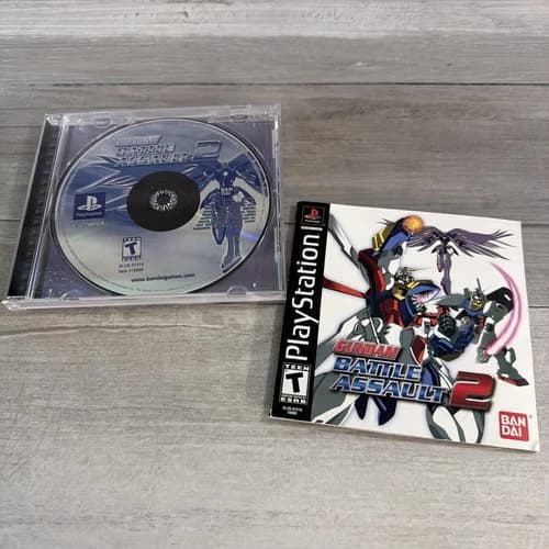 Gundam Battle Assault 2 Sony Ps1 Bandai PlayStation 1 CIB WITH REG Card Tested