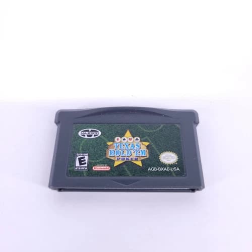 TEXAS HOLD 'EM POKER NINTENDO GAMEBOY ADVANCE SP GAME GBA