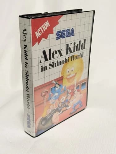 Alex Kidd in Shinobi World (Sega Master System) - Authentic CIB Great Condition