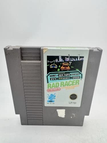 Rad Racer - Classic NES Nintendo Game Cartridge Tested