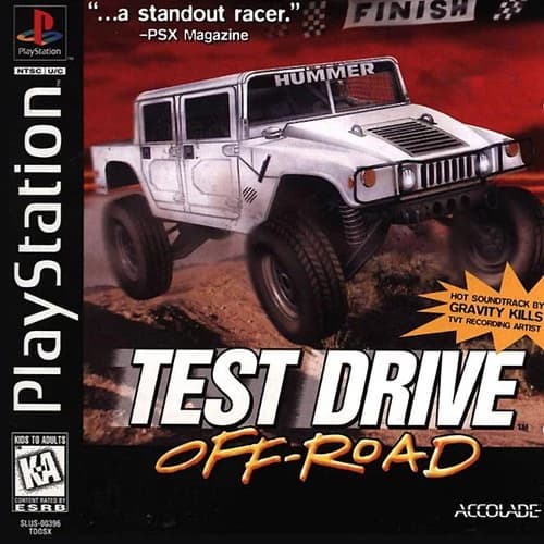 Test Drive Off Road For PlayStation 1 PS1 Racing 7E