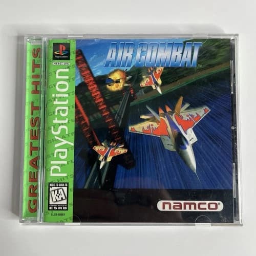 Air Combat (Sony PlayStation 1, 1995) PS1 Complete With Manual Tested