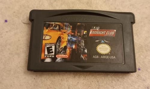 Nintendo Game Boy Advance Midnight Club Street Racing Cartridge Only.