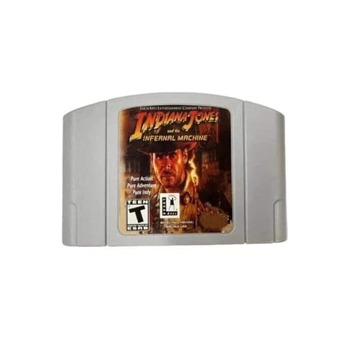 Indiana Jones N64 Game Cartridge USA Version – English NTSC-U Infernal Machine f