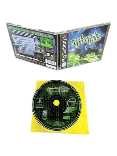 Sony PlayStation 1 PS1 CIB Complete TESTED Syphon Filter 1999 BL