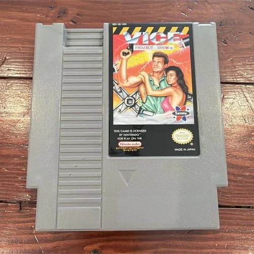 Vice: Project Doom Nintendo NES Game Cartridge only Tested and Working
