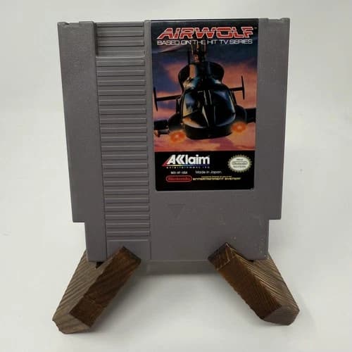 Airwolf Nintendo NES Video Game Cartridge Only 1989 Shooter Authentic USA