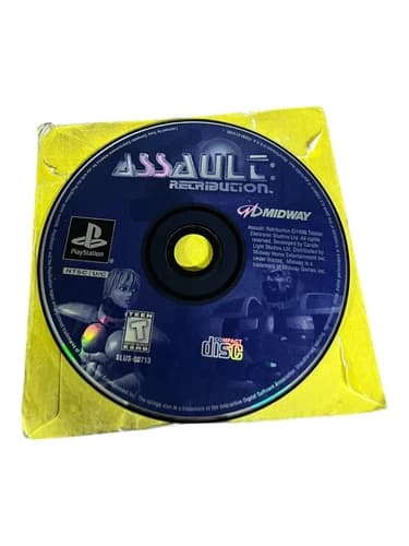 Sony PlayStation 1 PS1 Disc Only Tested Assault: Retribution