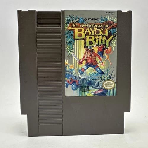 Adventures of Bayou Billy Nintendo NES 1989 Tested Authentic Cart Only