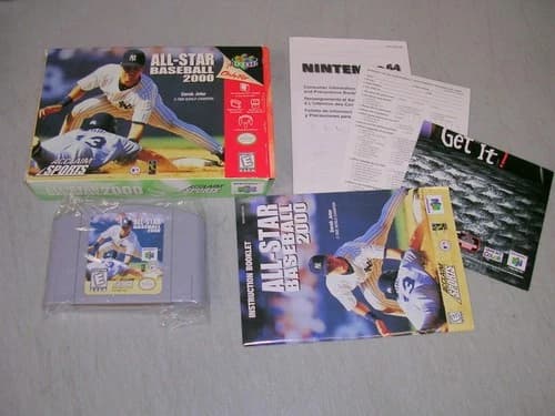 All-Star Baseball 2000 (Nintendo 64 N64) CIB Complete in Box