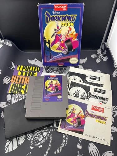Disney's Darkwing Duck (Nintendo Entertainment System, 1992) With Box Manual CIB