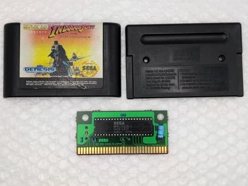 Indiana Jones and the Last Crusade (Sega Genesis) Authentic - Tested & Working