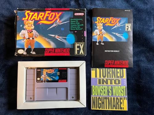 Star Fox SNES Super Nintendo Entertainment System Complete CIB Authentic