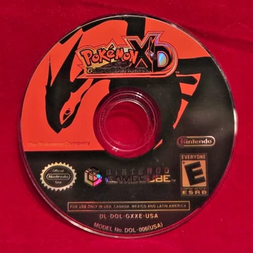 Pokemon XD: Gale of Darkness (Nintendo GameCube, 2005) Disc only - Not Loading