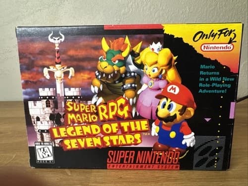 Super Mario RPG Legend of the Seven Stars Super Nintendo SNES CIB
